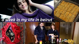 a week in my life in beirut⭐️ shopping, lebanese food & making baklava