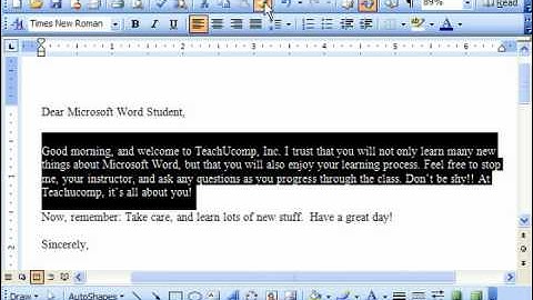 Word 2003 Tutorial Copying Paragraph Formatting Only Microsoft Training Lesson 6.5