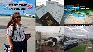 Flying from Manila to the UK!