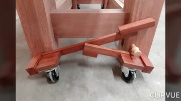 Retractable Castors for Workbench