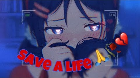 Nightcore (Save A life) 🙏 lyrics Neffex 