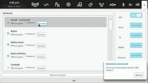 SUSE Moblin Videos - 04 Connecting to Networks