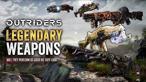 Outriders - How To Make Builds With LEGENDARY Weapons, An In-Depth Intro To Build Making.