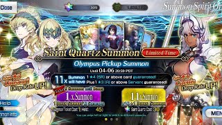 Fate Grand Order Dioscuri and Caenis summons