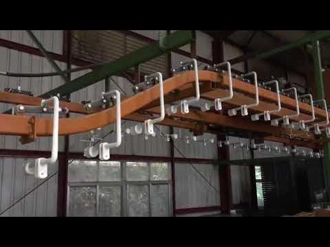 China manufacturing industrial overhead trolley conveyor chain system  QXG-200 