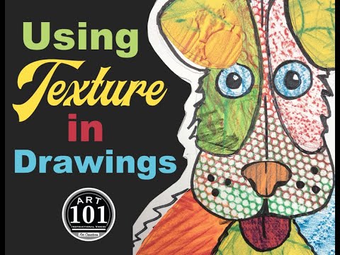 Using Texture in Drawings - YouTube