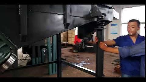 Linear vibrating sieve machine for testing