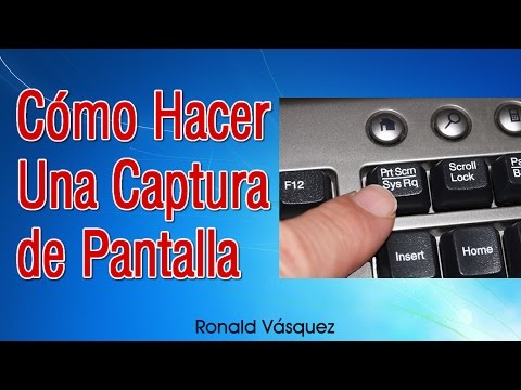 Vídeo: Com Fer Una Captura De Pantalla Del Programa