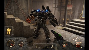 Fallout 4 Me, feared crouching in max upgraded X-01 vs ADA Brutality