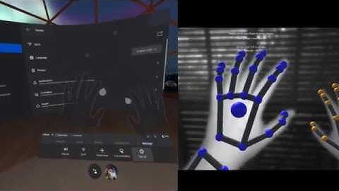 Comparing Oculus Quest hand tracking with Leap Motion