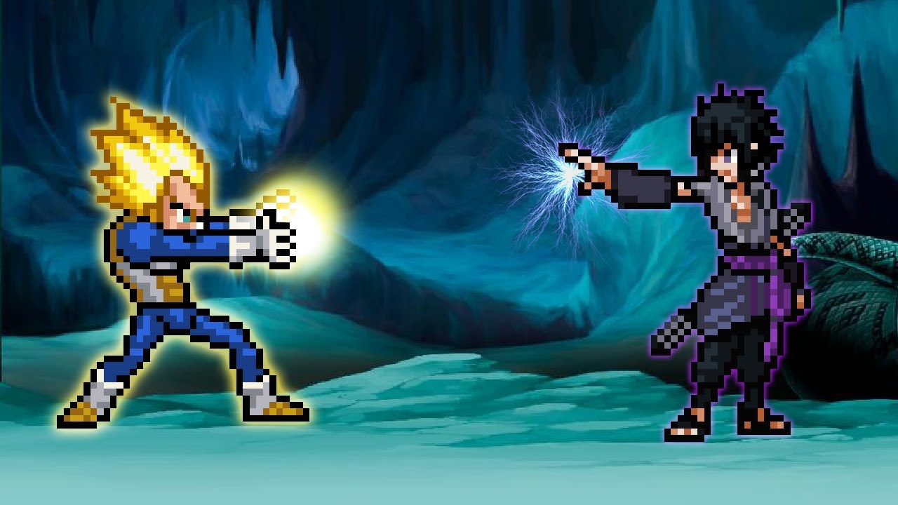 Sasuke vs Vegeta - Dragon Ball vs Naruto Shippuden Mugen
