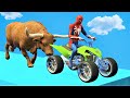 GTA 5 | Bad Bull Surprising Spiderman - Funny Moment