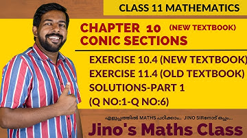 CLASS 11 Mathematics | Conic sections | Exercise 10.4 solutions | Part 1