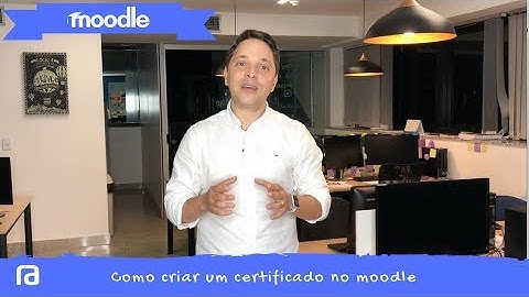 Como criar certificado no moodle