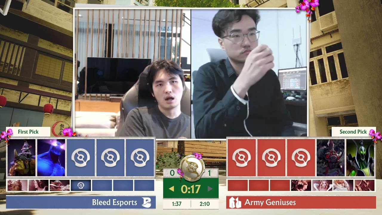 Sleepy iceiceice during the draft