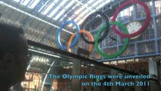 London 2012 Countdown: Olympic Rings and Countdown Clock