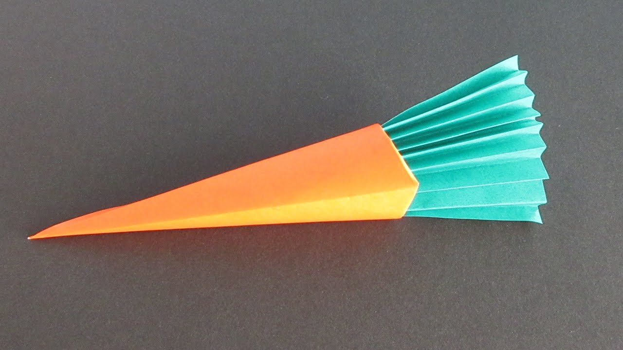 折り紙 にんじん Origami Carrot Youtube