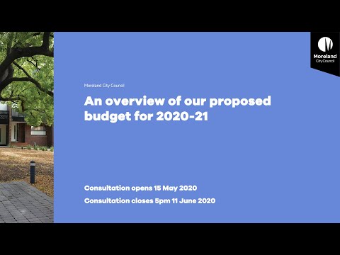Proposed budget 2020/2021 – Presentation from the Mayor Cr Lambros Tapinos