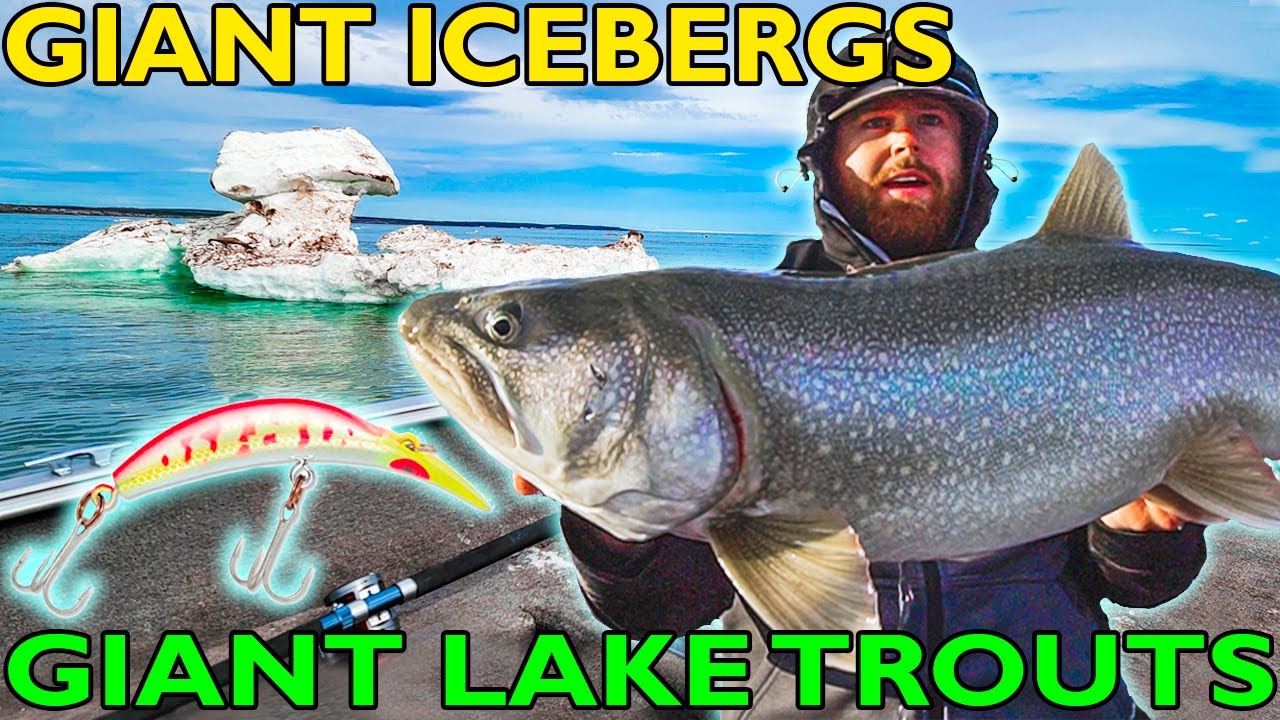 Trolling for GIANT Lake Trout with GAINT Crankbaits Through GIANT