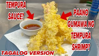 TEMPURA EBI AND TEMPURA SAUCE TAGALOG VERSION by Chef Miller Ramos - Pinoy Sushi Artist 588 views 2 weeks ago 3 minutes, 55 seconds