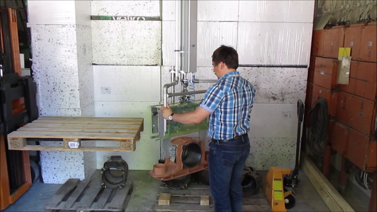 SchwebeKran-Balancer mit pneumatischem Greifer - Manipulator, Hebezeug, Druckluft