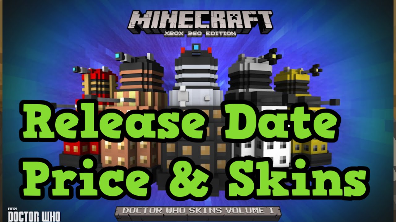 Doctor Who skin pack now available for Minecraft on Xbox