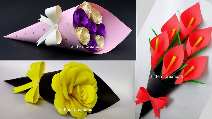DIY Paper Rose bouquet Tutorial (no cutting machine needed) — The
