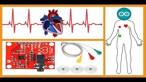 Low-cost ECG & Heart monitoring system with AD8232 using Arduino.