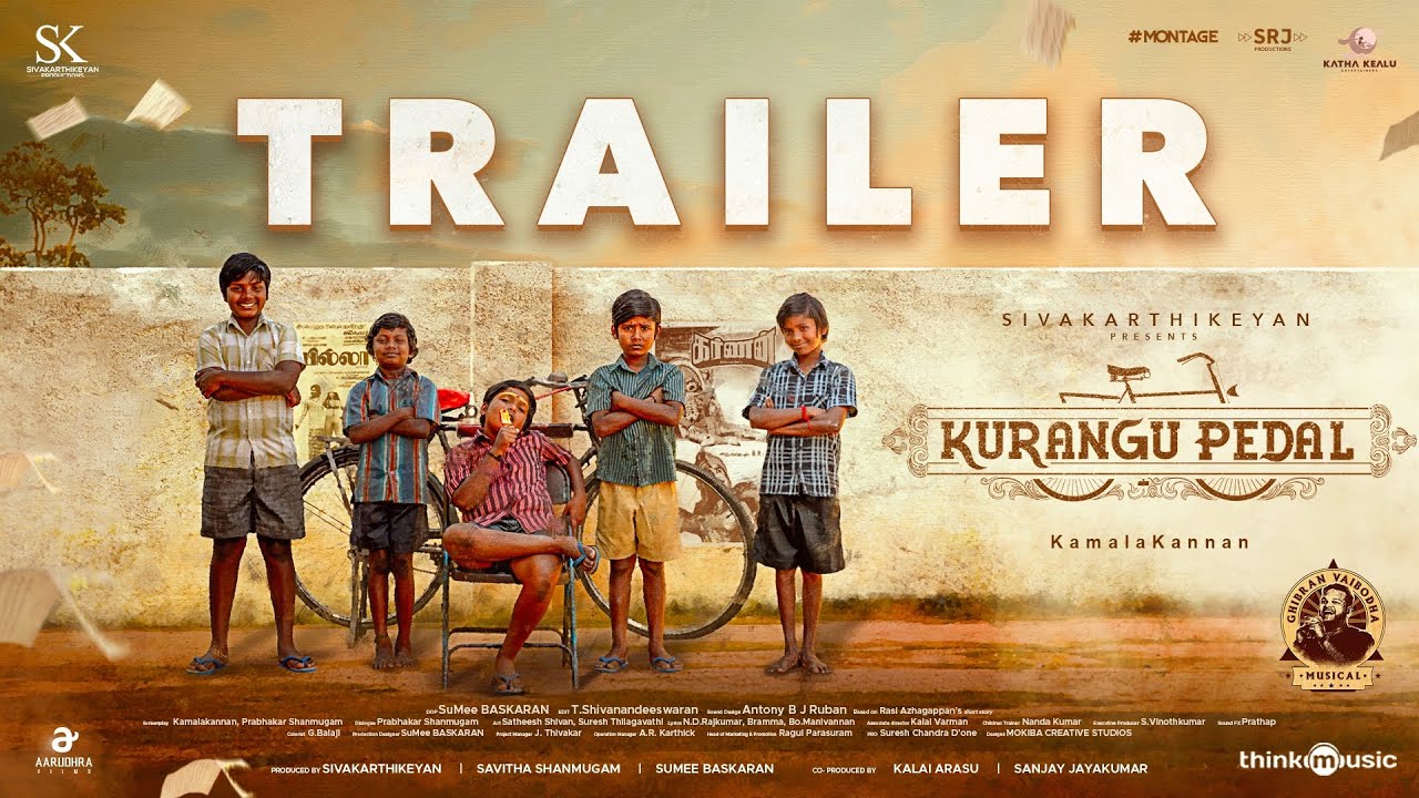 ⁣Kurangu Pedal - Official Trailer | Sivakarthikeyan | Kamalakannan | Ghibran Vaibodha |SK Productions