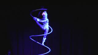 Tanya Brno Blacklight Aerial Spiral Burlesque 2018