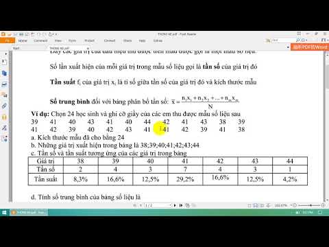 Video TẦN SỐ, TẦN SUẤT, SỐ TRUNG BÌNH (THỐNG KÊ) - youtube