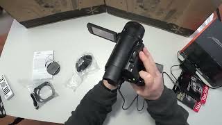 Sony FDR AX700 Unboxing