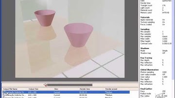 Indirect illumination - Global Illumination and Final Gather in AutoCAD - M6A3