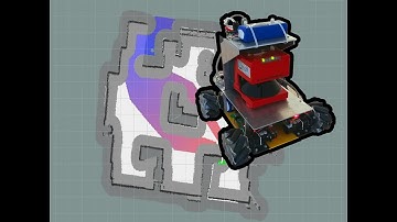 How Robot Discovers a Room - Autonomous Navigation (SLAM + GDWA_RHC + D* Lite) on a real robot
