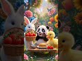 🐼 Panda Breakfast Party in Magic Flower Garden 🌸✨ | Cute 3D Cartoon