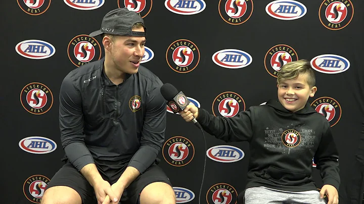 Stockton Heat Junior Reporter: Chatting with Corey Schueneman