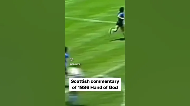 Scottish Commentary on Diego Maradona Hand of God 1986 England v Argentina - Allaster McKallaster - DayDayNews