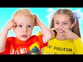 Head Shoulders Knees and Toes children song | Learn body parts with Sunny Kids Songs