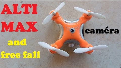 NANO DRONE 14 gr - TEST ALTI  MAX & FREE FALL - CHEERSON CX-10C