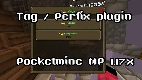 Plugin Pocketmine [ BuyPerfix ] [ BuyTag ] [ Free ]