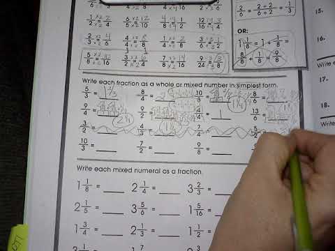 Equivalent Fractions Worksheet