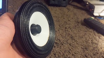 3D Printed Speaker Driver - WF81-4OS Woofer Prototype