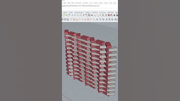 Movable bricks#grasshopper3d #parametricarchitecture #parametric #façade #rhino3d #architecture