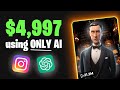 I grew a faceless instagram account using only ai monetized