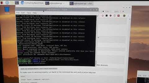 Bazel installation on Raspbian Buster on Raspberry Pi4. Finally success! 😄