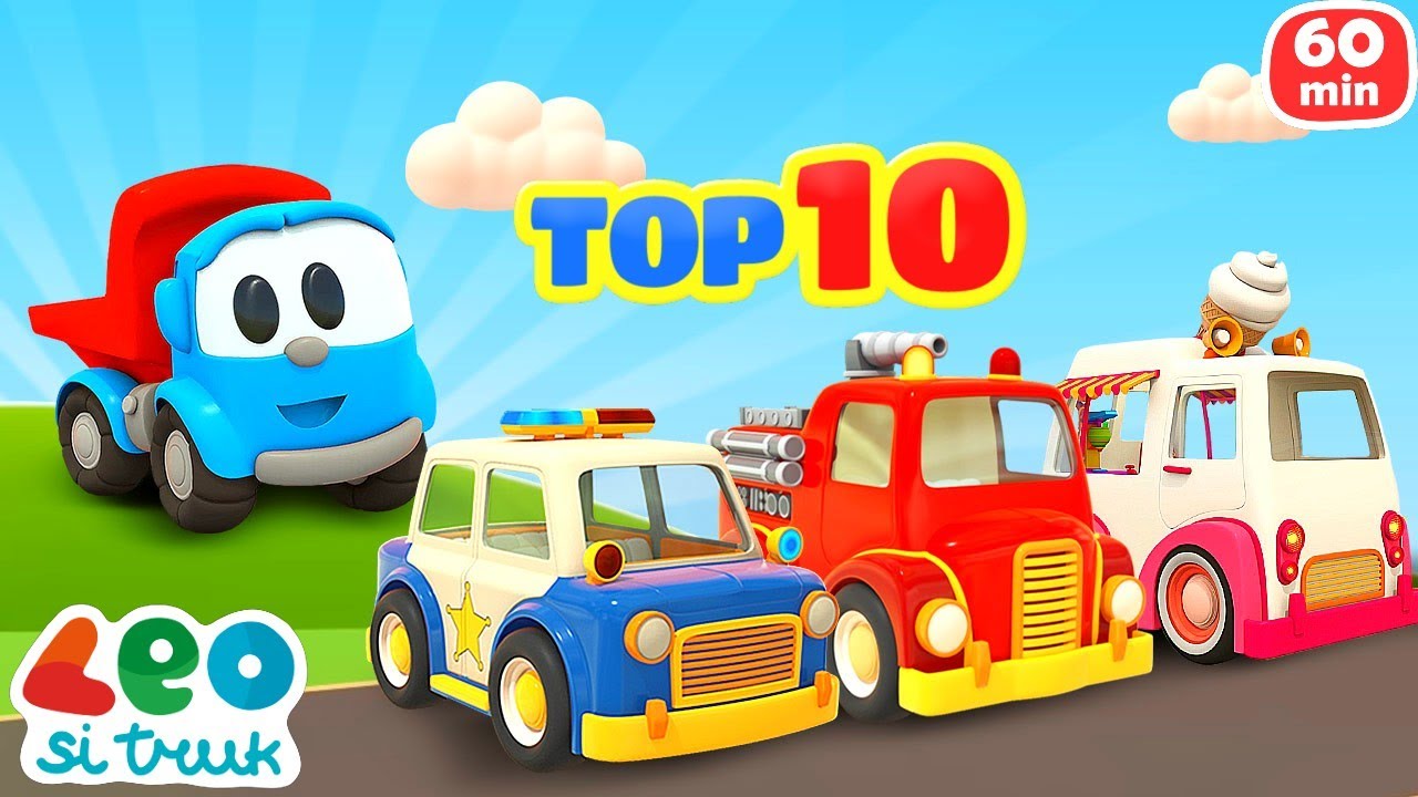 Leo si Truk Episode Lengkap | Kartun Anak TOP 10. Truk dan Kendaraan untuk Anak