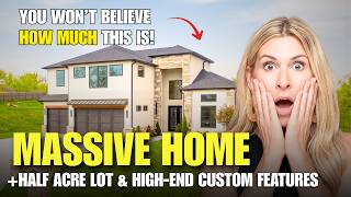 TOUR this Massive New Home with Half Acre Lot near Tulsa Oklahoma