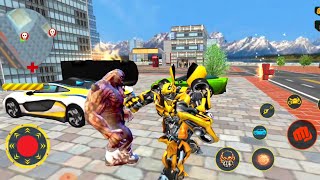The Robot Boy Multiple Transformation Jet Robot Car Game 2020 - Android Gameplay FHD screenshot 5