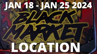 Black Market Vending Machine Location January 18 2024 Borderlands 3 | (Jakobs Estate)