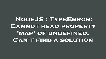 NodeJS : TypeError: Cannot read property 